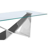 Modern-Rectangular-Glass-Top-Coffee-Table-With-Cross-Over-Angular-Metal-Base-100cm