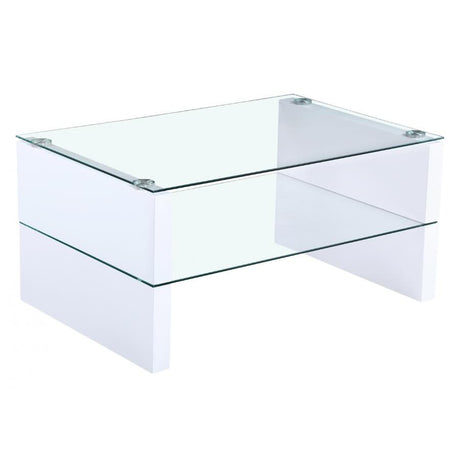 Modern-Rectangular-Glass-Top-Coffee-Table-With-Glass-Shelf-_-White-High-Gloss-Side-Base-90cm