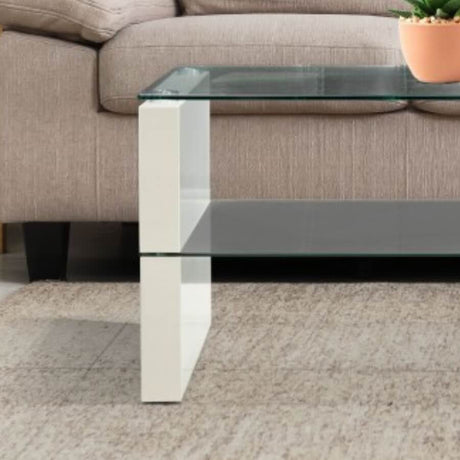 Modern-Rectangular-Glass-Top-Coffee-Table-With-Glass-Shelf-_-White-High-Gloss-Side-Base-90cm