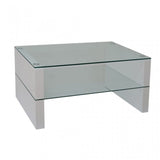 Modern-Rectangular-Glass-Top-Coffee-Table-With-Glass-Shelf-_-White-High-Gloss-Side-Base-90cm