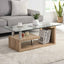 Modern-Rectangular-Glass-Top-Coffee-Table-With-Oak-Base-_-Hanging-Shelf-100cm