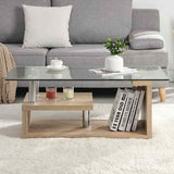 Modern-Rectangular-Glass-Top-Coffee-Table-With-Oak-Base-_-Hanging-Shelf-100cm