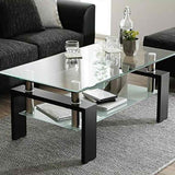 Modern-Rectangular-Glass-Top-Coffee-Table-With-Opaque-Glass-Shelf-_-Black-High-Gloss-Legs-90cm