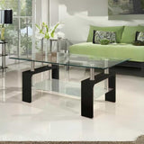 Modern-Rectangular-Glass-Top-Coffee-Table-With-Opaque-Glass-Shelf-_-Black-High-Gloss-Legs-90cm