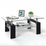 Modern-Rectangular-Glass-Top-Coffee-Table-With-Opaque-Glass-Shelf-_-Black-High-Gloss-Legs-90cm