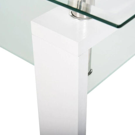 Modern-Rectangular-Glass-Top-Coffee-Table-With-Opaque-Glass-Shelf-_-White-High-Gloss-Legs-90cm