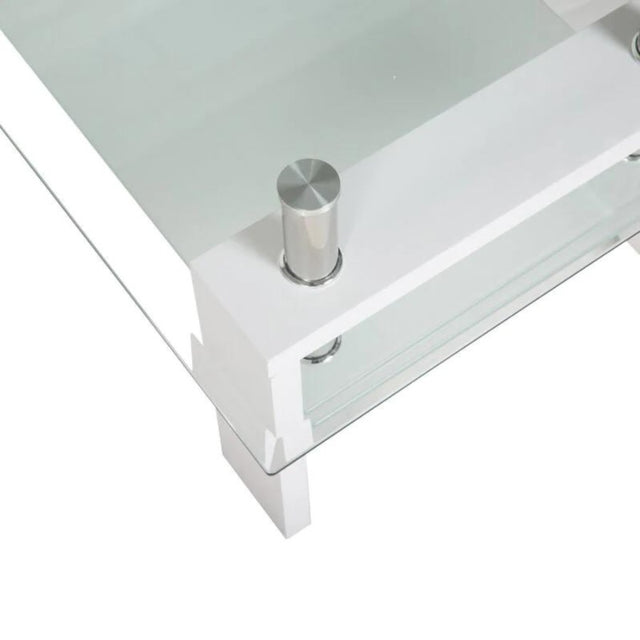 Modern-Rectangular-Glass-Top-Coffee-Table-With-Opaque-Glass-Shelf-_-White-High-Gloss-Legs-90cm