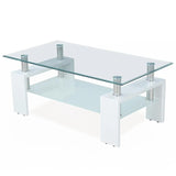 Modern-Rectangular-Glass-Top-Coffee-Table-With-Opaque-Glass-Shelf-_-White-High-Gloss-Legs-90cm