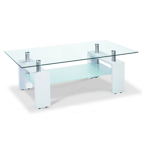 Modern-Rectangular-Glass-Top-Coffee-Table-With-Opaque-Glass-Shelf-_-White-High-Gloss-Legs-90cm