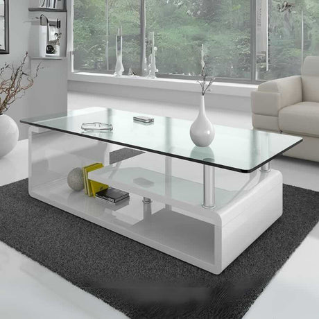 Modern-Rectangular-Glass-Top-Coffee-Table-With-White-High-Gloss-Base-_-Hanging-Shelf-110cm