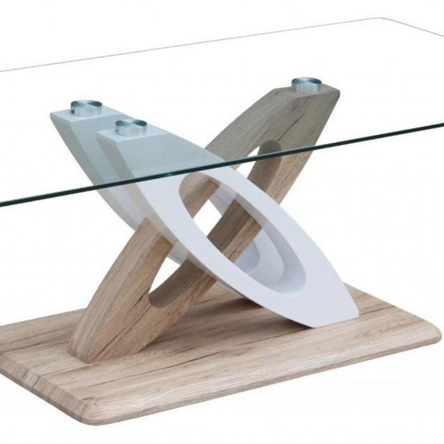 Modern-Rectangular-Glass-Top-Coffee-Table-With-White-_-Oak-Interlocking-Base-120cm