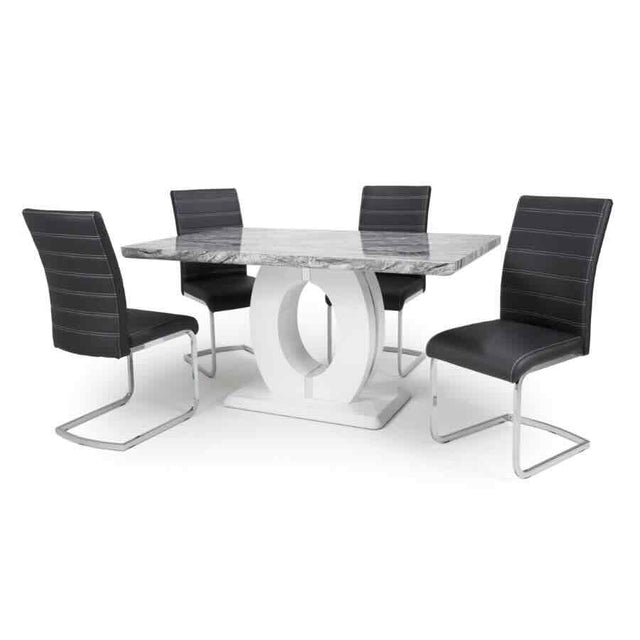 Modern-Rectangular-Grey-Marble-Dining-Table-And-4-Black-Cantilever-Leather-Dining-Chairs-Kitchen-Table-Set-150cm