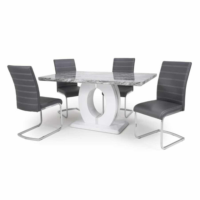 Modern-Rectangular-Grey-Marble-Dining-Table-And-4-Grey-Cantilever-Leather-Dining-Chairs-Kitchen-Table-Set-150cm