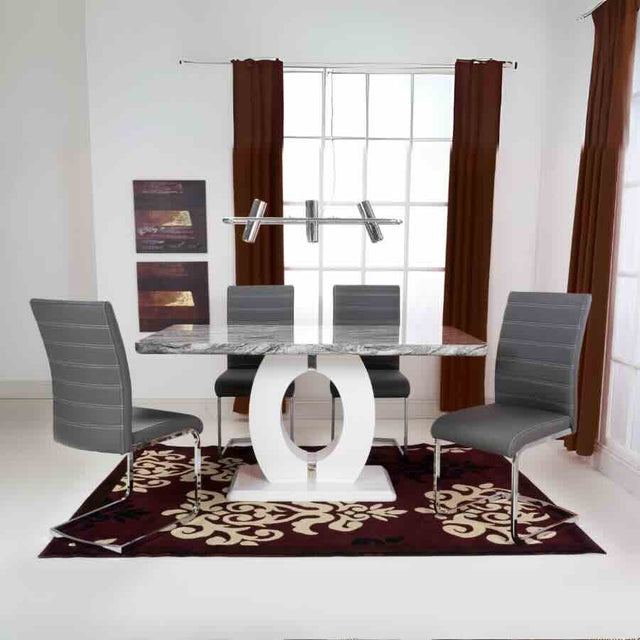 Modern-Rectangular-Grey-Marble-Dining-Table-And-4-Grey-Cantilever-Leather-Dining-Chairs-Kitchen-Table-Set-150cm