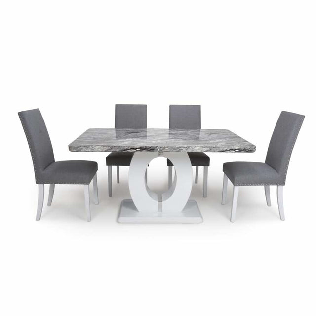 Modern-Rectangular-Grey-Marble-Dining-Table-And-4-Light-Grey-Linen-Dining-Chairs-Kitchen-Table-Set-150cm