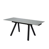 Modern-Rectangular-Grey-Sintered-Stone-Extending-Dining-Table-Black-Metal-Legs-120cm-180cm