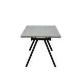 Modern-Rectangular-Grey-Sintered-Stone-Extending-Dining-Table-Black-Metal-Legs-120cm-180cm