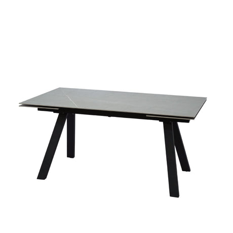 Modern-Rectangular-Grey-Sintered-Stone-Extending-Dining-Table-Black-Metal-Legs-160cm-240cm