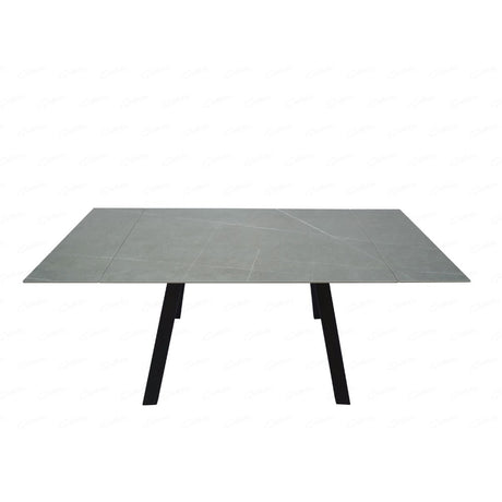 Modern-Rectangular-Grey-Sintered-Stone-Extending-Dining-Table-Black-Metal-Legs-160cm-240cm