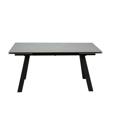 Modern-Rectangular-Grey-Sintered-Stone-Extending-Dining-Table-Black-Metal-Legs-160cm-240cm