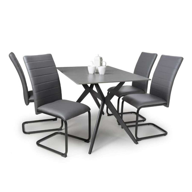 Modern-Rectangular-Grey-Stone-Dining-Table-And-4-Grey-Leather-Dining-Chairs-Kitchen-Table-Set-120cm