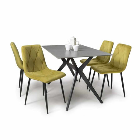 Modern-Rectangular-Grey-Stone-Dining-Table-And-4-Yelloq-Velvet-Dining-Chairs-Kitchen-Table-Set-120cm