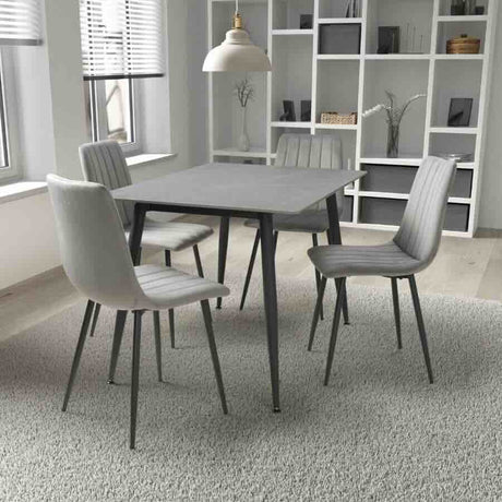 Modern-4-Seater-Grey-Stone-Rectangular-Dining-Table-With-Black-Metal-Legs-120cm