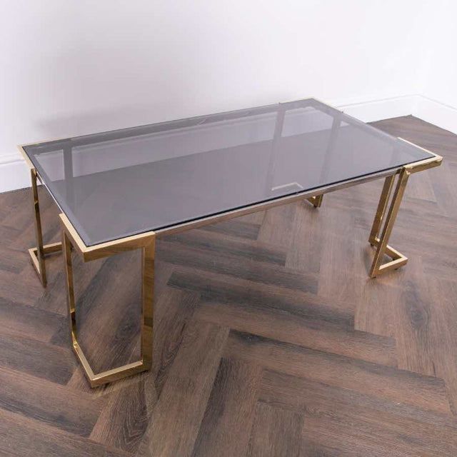 Modern-Rectangular-Smoked-Glass-Coffee-Table-With-Gold-Metal-Base-120cm