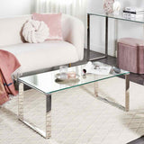 Modern-Rectangular-Tempered-Glass-Coffee-Table-With-Stainless-Steel-Legs-100cm