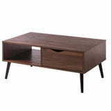 Modern-Rectangular-Walnut-Wood-Coffee-Table-With-Drawer-_-Storage-Wood-Legs-100cm