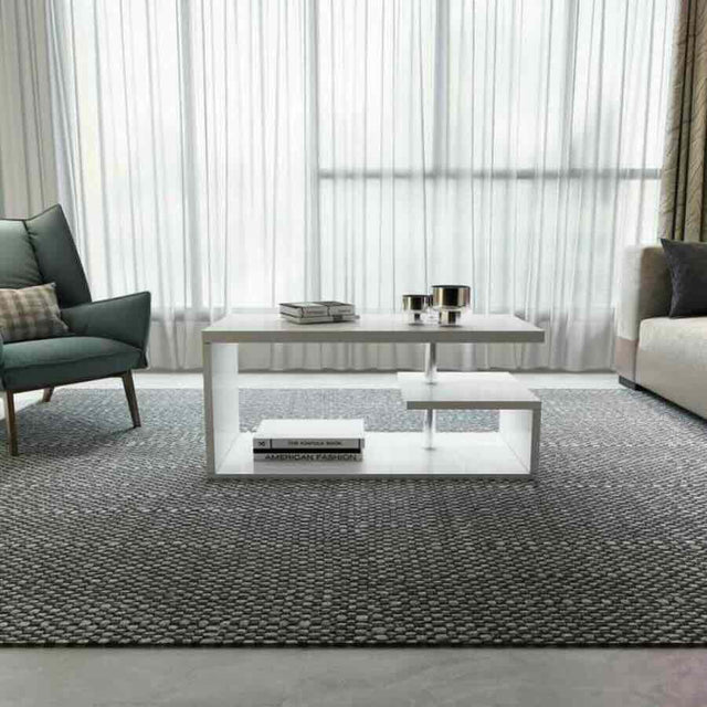 Modern-Rectangular-White-Gloss-Coffee-Table-With-Shelf-_-LED-Lighting-100cm