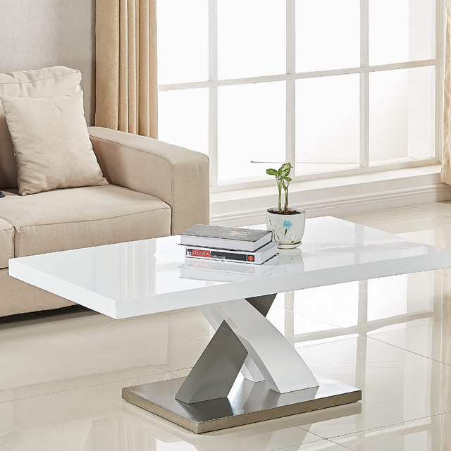 modern-white-high-gloss-extending-dining-table-and-coffee-table-set-with-cross-base-and-rectangular-top