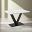 Modern-Rectangular-White-Marble-Ceramic-Dining-Table-Black-Pedestal-Base-120cm