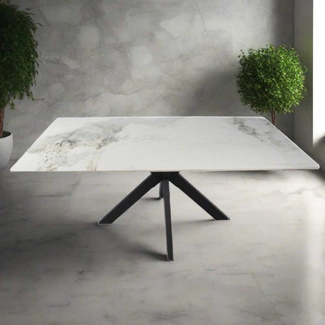 Modern-Rectangular-White-Marble-Ceramic-Dining-Table-With-Black-Metal-Legs-6-8-Seater