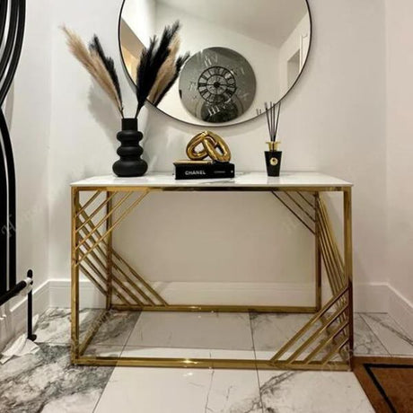 Modern-Rectangular-White-Marble-Console-Table-Gold-Base-120cm