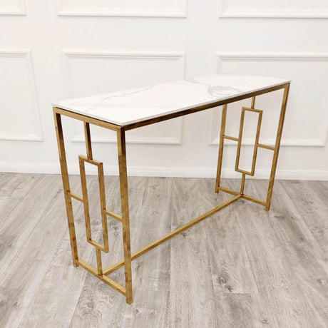 Modern-Rectangular-White-Marble-Console-Table-Gold-Geometric-Base-120cm