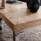 Modern-Rectangular-Wood-Top-Coffee-Table-With-Simple-Stainless-Steel-Legs-100cm