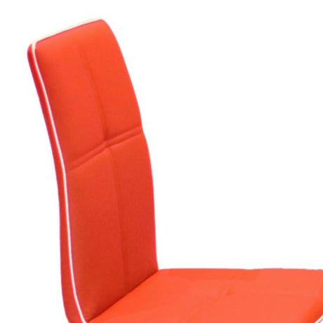 Modern-Red-Faux-Leather-Cantilever-Dining-Chair-With-Chrome-Base-Set-of-2