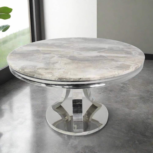 Modern-Round-130cm-Marble-Dining-Table-With-Steel-Base-6-Seater