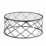 Modern-Round-Glass-Top-Coffee-Table-With-Metal-Pattern-Base-75cm