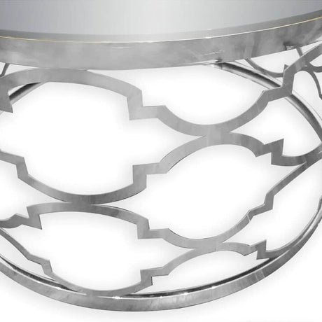 Modern-Round-Glass-Top-Coffee-Table-With-Metal-Pattern-Base-75cm