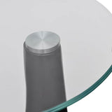 Modern-Round-Glass-Top-Side-Table-With-Tear-Drop-Style-Black-High-Gloss-Base-45cm