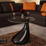 Modern-Round-Glass-Top-Side-Table-With-Tear-Drop-Style-Black-High-Gloss-Base-45cm