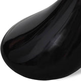 Modern-Round-Glass-Top-Side-Table-With-Tear-Drop-Style-Black-High-Gloss-Base-45cm