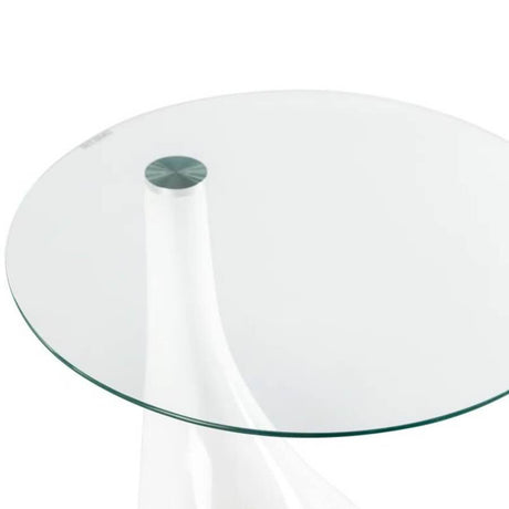 Modern-Round-Glass-Top-Side-Table-With-Tear-Drop-Style-White-High-Gloss-Base-45cm