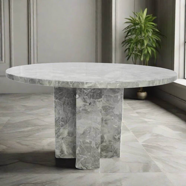 Modern-Round-Grey-Marble-Dining-Table-130cm