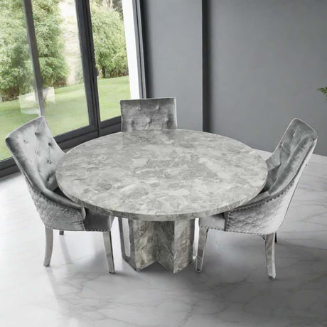 Modern-Round-Grey-Marble-Dining-Table-130cm