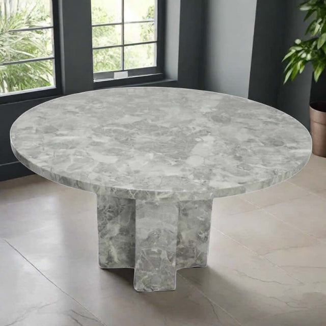 Modern-Round-Grey-Marble-Dining-Table-130cm