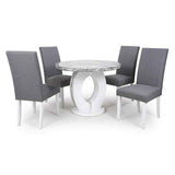 Modern-Round-Grey-Marble-Dining-Table-And-4-Dark-Grey-Linen-Dining-Chairs-Kitchen-Table-Set-100cm