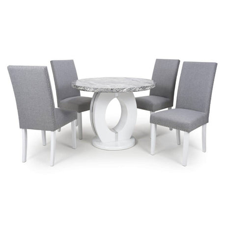 Modern-Round-Grey-Marble-Dining-Table-And-4-Light-Grey-Linen-Dining-Chairs-Kitchen-Table-Set-100cm